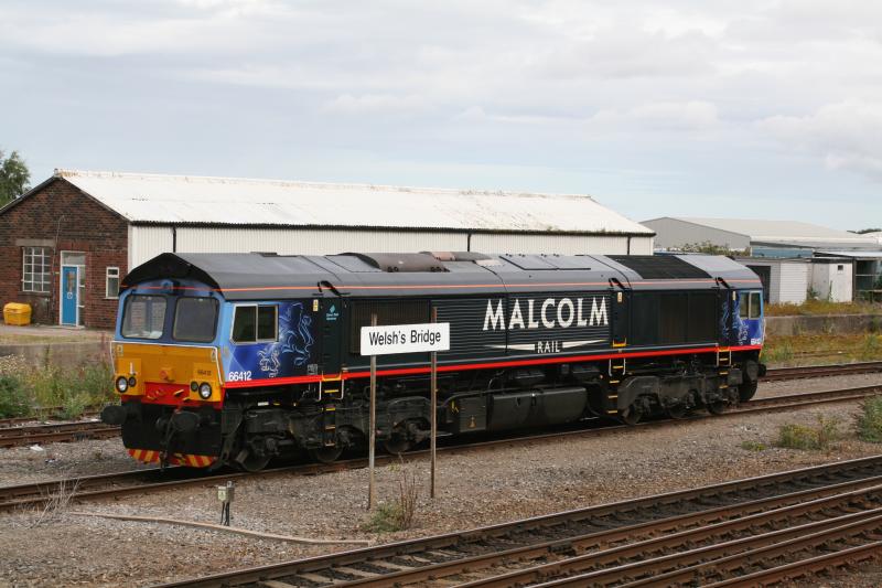66412 Inverness: 66412 shunting at Inverness Welsh's Bridge Thurs 13/8 Photo of 66412 Inverness
