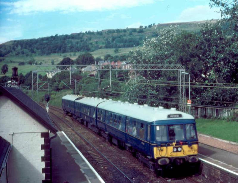 001 in blue : Unit 001/ 303001 in near original blue at Kilpatrick in 1985. Photo of 001 in blue