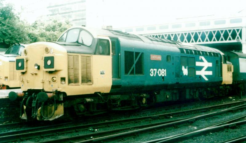 37 081 Loch Long: Glasgow Queen Street, 24th August 1985 Photo of 37 081 Loch Long