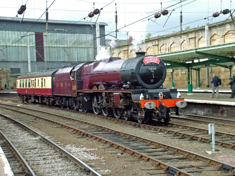 6201 at Carlisle : On Saturday 29th August 2009. Photo of 6201 at Carlisle