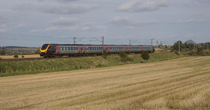 Fine light at Spittal Mains: Full sun at Spittal Mains for this northbound Voyager on the afternoon of 1st October. Photo of Fine light at Spittal Mains