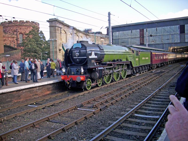 Tornado at Carlisle : 60163 Tornado at Carlisle 4th October 2009 Photo of Tornado at Carlisle
