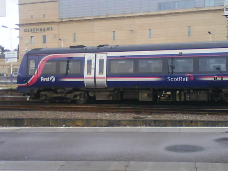 DMU class 170: A DMU class 170 just about to leave Inverness to set off to Glasgow. Photo of DMU class 170