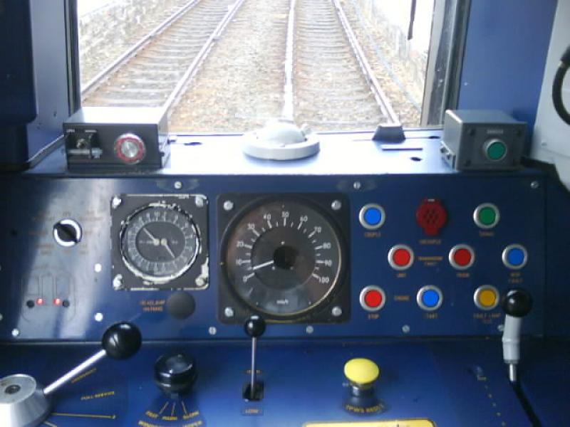 Photo of DMU class 158 cab