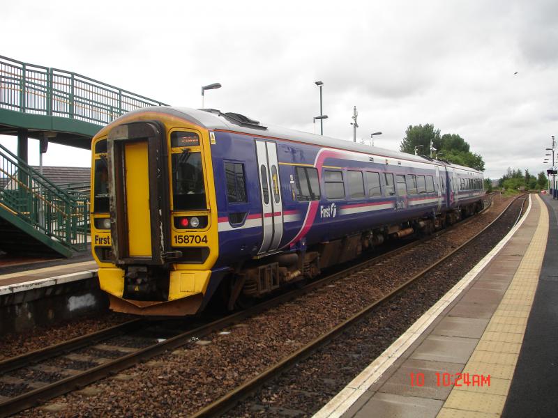Dunblane-Edinburgh: 158704 at Camelon 10.7.08 Photo of Dunblane-Edinburgh