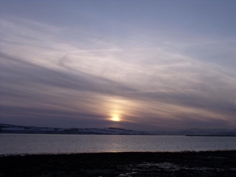 Lovely sunset.: Nice sunset in Invergordon. Photo of Lovely sunset.