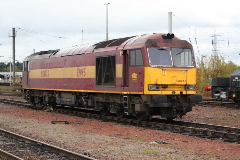 60022: 60022 Sitting in mossend yard 24/10/2010 Photo of 60022
