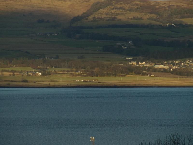 320 At The River: A Class 320 unit on the North Clyde coast on a service to Helensburgh halfway between Dumbarton and Cardross Photo of 320 At The River