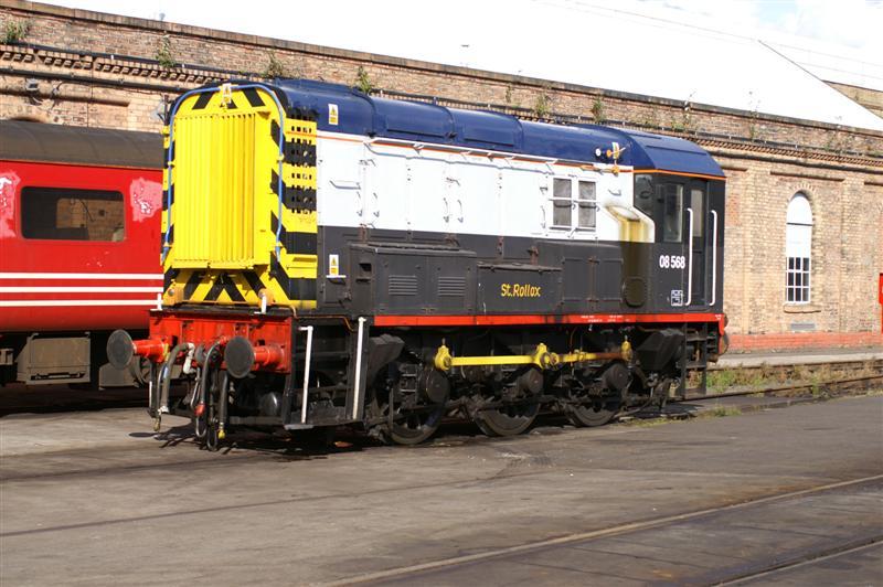 08568: 08568 at Glasgow Works Photo of 08568