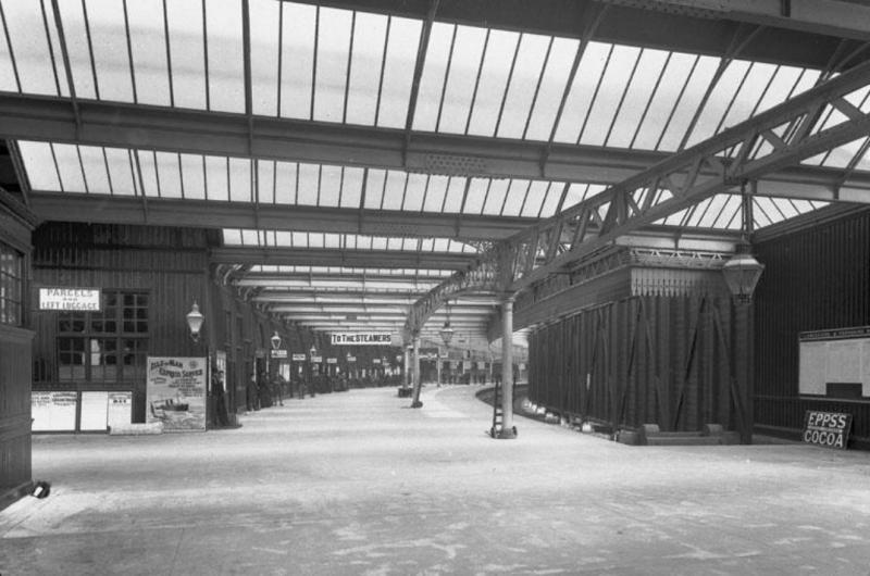 Gourock: Good to read that the work is starting on the new station at Gourock. It will be a far cry from this old LMS/ BR shot from my collection. Photo of Gourock
