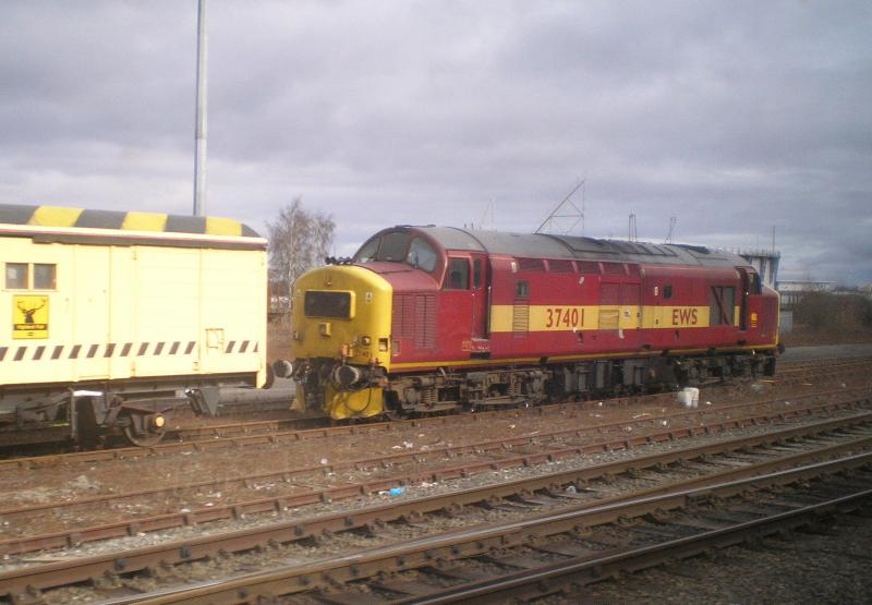 Don't you forget about me: 37 401 Alive and Kicking at Millburn Yard Inverness on 16th March 2010 Photo of Don't you forget about me