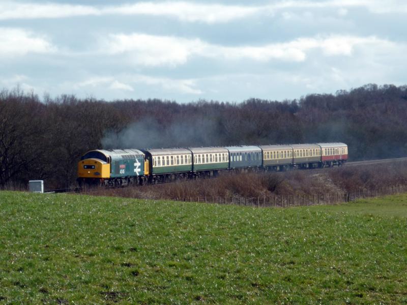 40145 - 1Z68 to Inverness : at Greenfoot Photo of 40145 - 1Z68 to Inverness