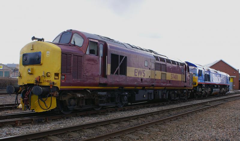 Inverness TMD: Collecting 66048 from Scotrail TMD for forward transit to Toton on 6D66 Fri Photo of Inverness TMD