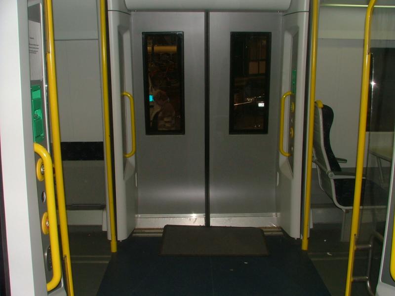 Photo of class 380 doorway 