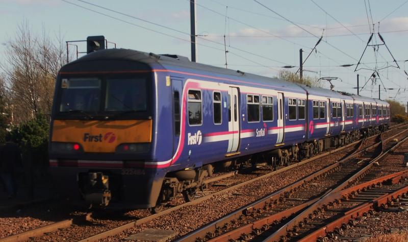 322 484 in Irvine: Leaving Irvine for Ayr on April 21st 2010 Photo of 322 484 in Irvine