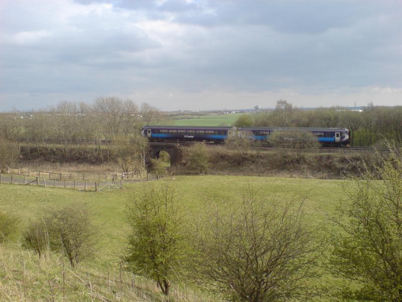 Glasgow bound on the R & C: An unidentified 156 heads for Glasgow after calling at Bargeddie on the Rutherglen & Coatbridge line. (22.04.10) Photo of Glasgow bound on the R & C