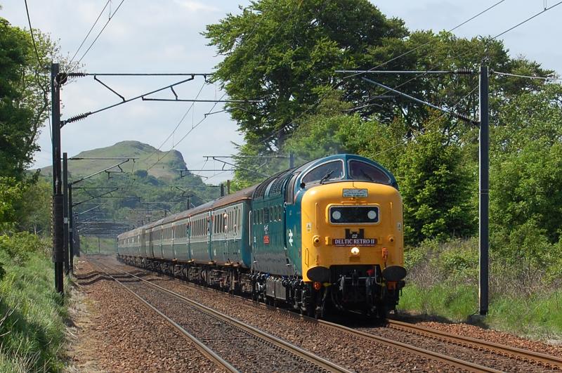 55022 at Curriehill LC 31/05/2010: Photo of 55022 at Curriehill LC 31/05/2010