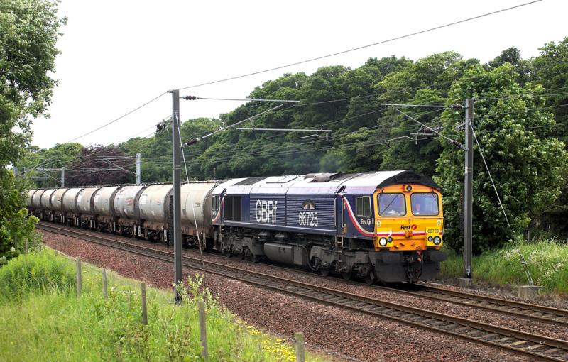 66725 with 6E59: 66725 Photo of 66725 with 6E59