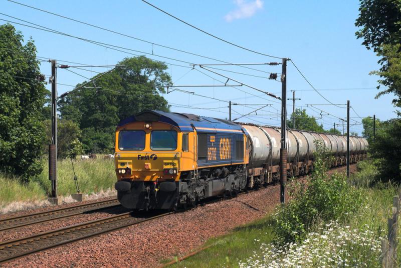 66702 with 6S60: 66702 with the 6S60 Photo of 66702 with 6S60