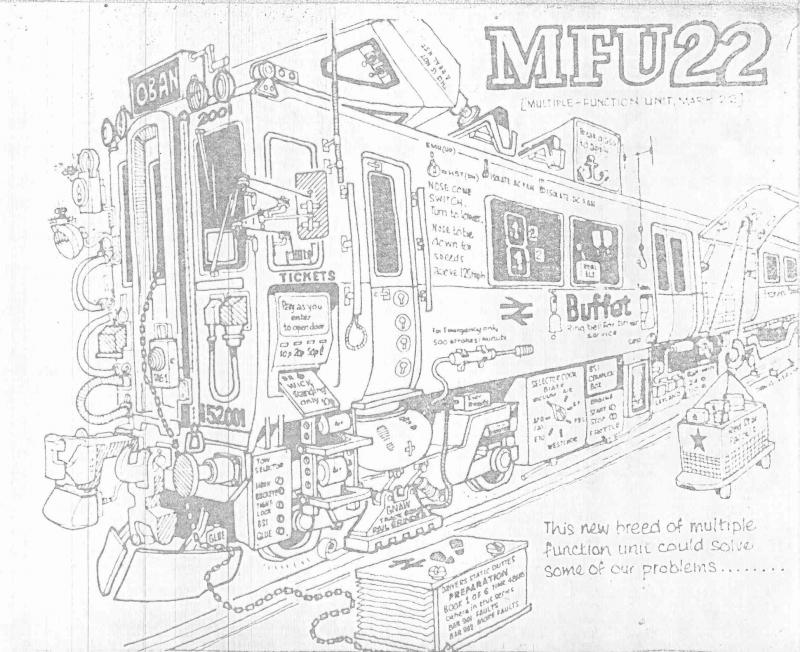 The MFU22: The Multi Function Unit Mk22 a 1980s concept to realise the full potential of stock and staff. Photo of The MFU22