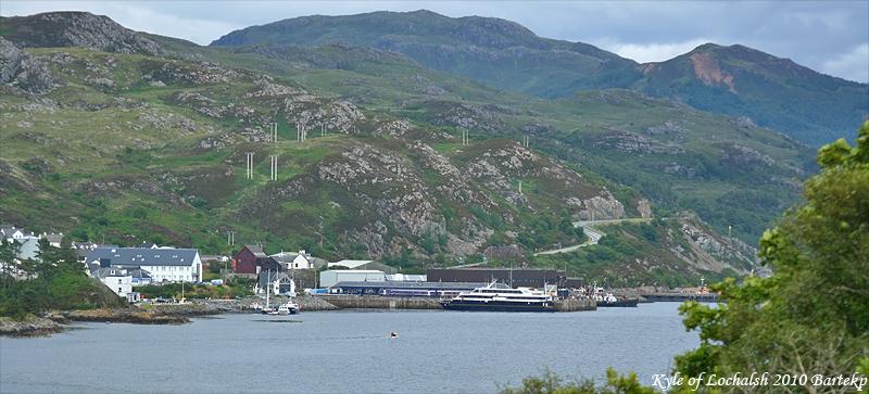 Kyle of Lochalsh: 158719 in Kyle of Lochalsh. Picture from Skye Bridge, about 200mm in lens. Photo of Kyle of Lochalsh