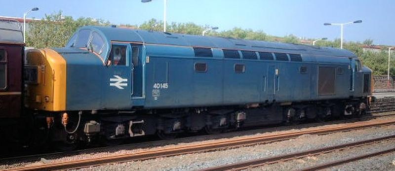 40 145 at Kilmarnock June 9th 2007: Photo of 40 145 at Kilmarnock June 9th 2007