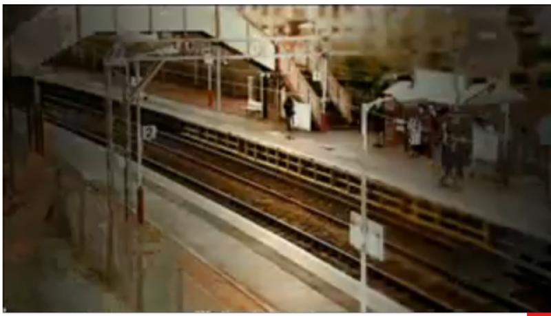 Burnistoun Station?: Still from the YouTube clip at: http://www.youtube.com/watch?v=8iNtOWLS7aY Photo of Burnistoun Station?