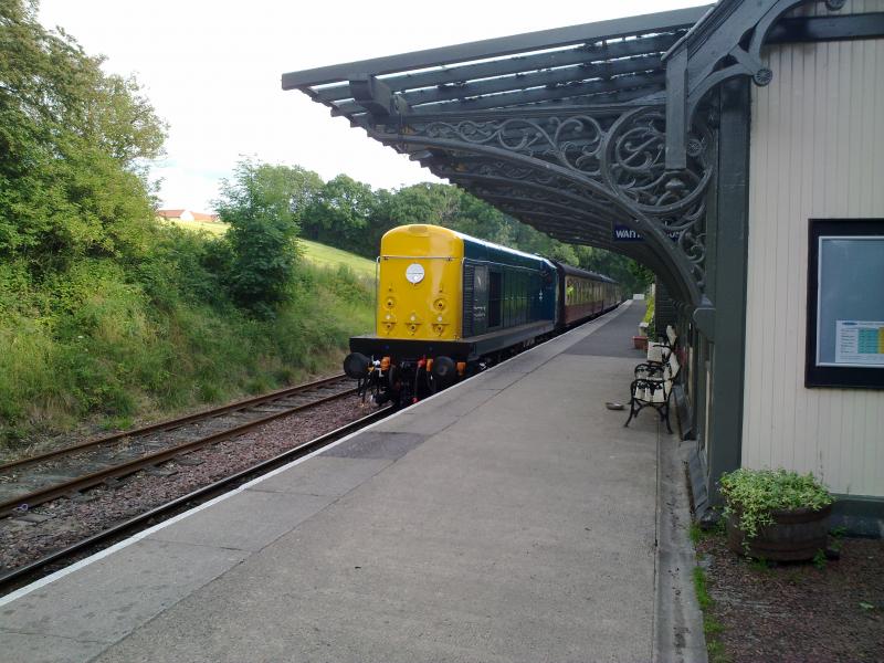 20 020: 18/07/2010 20 020 Arriving from Manuel at Birkhill on the last train of the day, and possibly for the last time this year for 20 020. Photo of 20 020