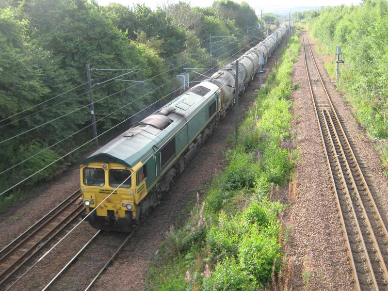 Cement to Viewpark: 66612 at Millerhill on Friday 13 August Photo of Cement to Viewpark