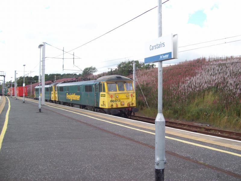 86613 and friend: carstairs 18 aug 2010 Photo of 86613 and friend
