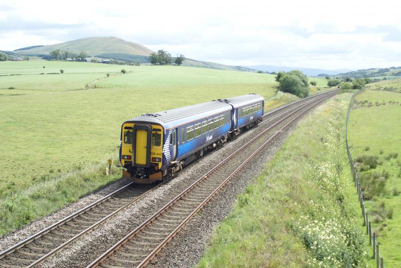 My unit competition entry: decided to have a go :- 156442 seen just after departing new cumnock. Photo of My unit competition entry