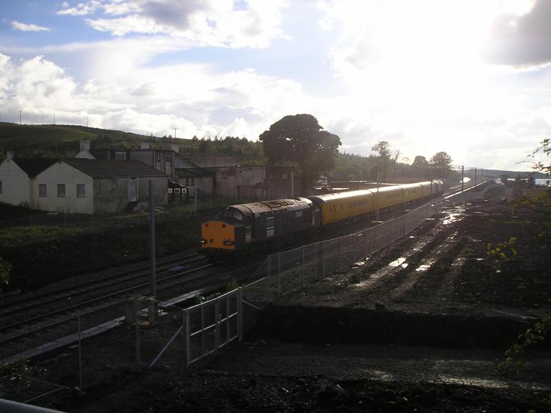 A-B_TestTrain2: 37607 about to pass under the bridge at Forrestfield 07 Sep 2010. Photo of A-B_TestTrain2