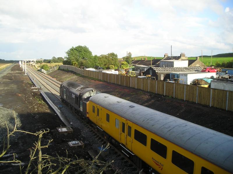 A-B_TestTrain3: The NRN test train heads for Bathgate. 07 Sep 2011. Photo of A-B_TestTrain3