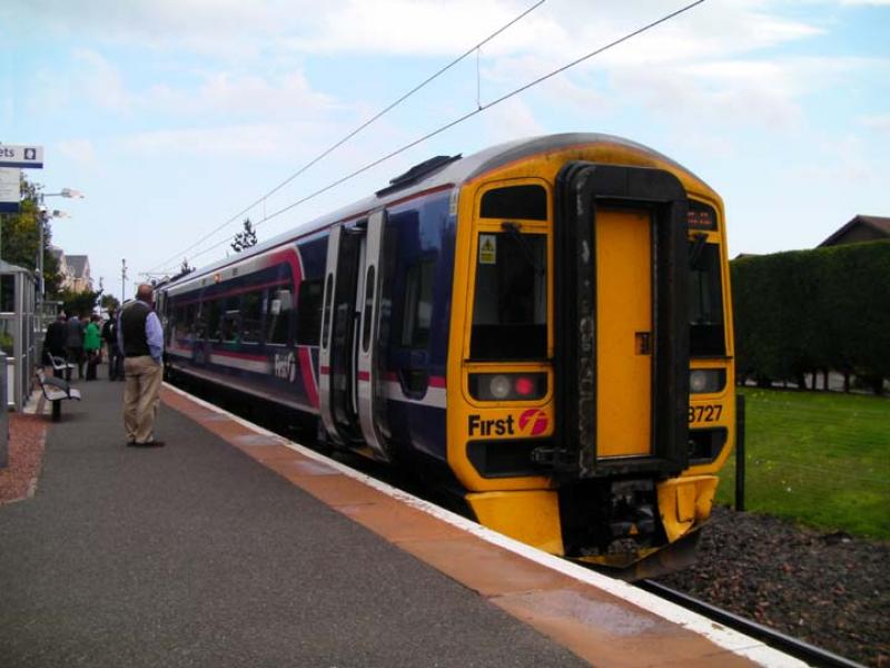 158 727 North Berwick: 158 727 North Berwick 06.09.2010. The set worked 1037 ex Edinburgh and 1120 return Photo of 158 727 North Berwick
