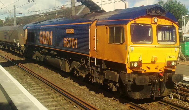 66 701 'Whitemoor': Heading through Kilwinning for Hunterston, September 16th 2010 Photo of 66 701 'Whitemoor'
