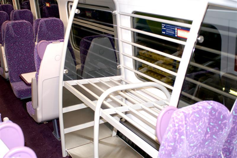 158701 Refurbishment: New Midway Luggage Rack in 57701 Photo of 158701 Refurbishment