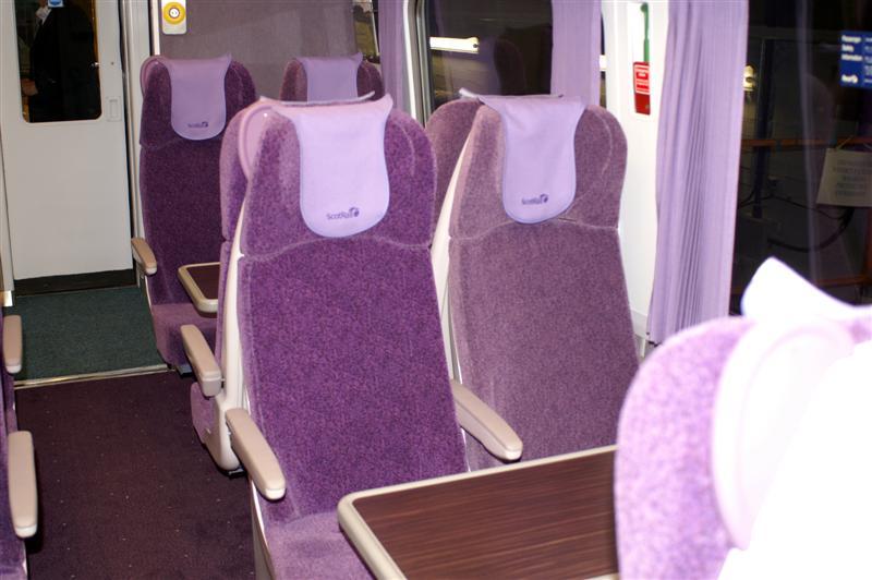 158701 Refurbishment: New Seating in First Class Photo of 158701 Refurbishment