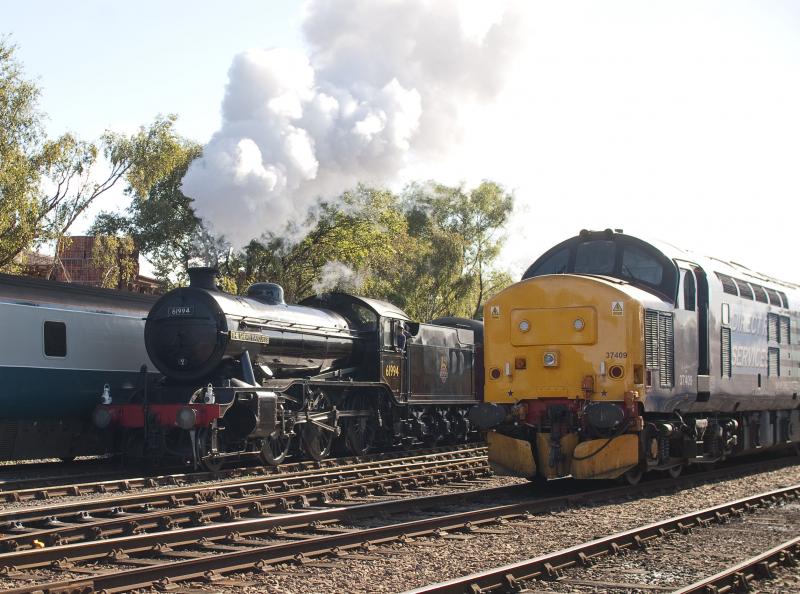 The Great Marquess: Sorry about the diesel - 61994 at Barrowhill in lovely sunshine 25.9.10 Photo of The Great Marquess