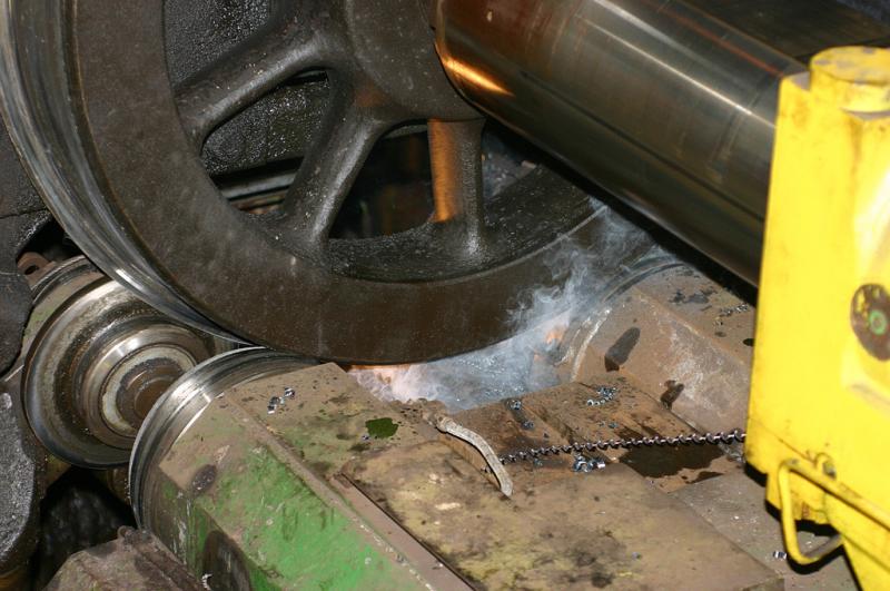 Making the cut 2: Working on the front bogie now, job almost done. Photo of Making the cut 2