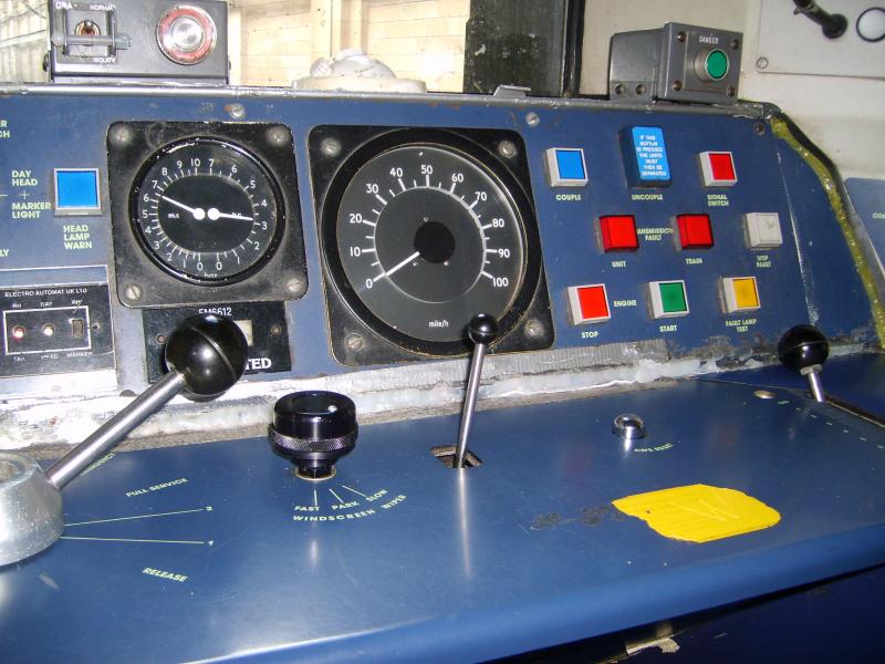 Photo of class 158 cab