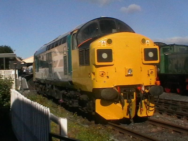 37025 In BR Blue Livery: Photo of 37025 In BR Blue Livery