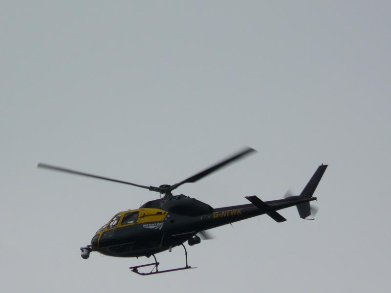 Network Rail's helicopter G-NTWK: Network Rail's helicopter G-NTWK carried out an aerial inspection of Barassie Station and its environs on 31 July 2008. Photo of Network Rail's helicopter G-NTWK
