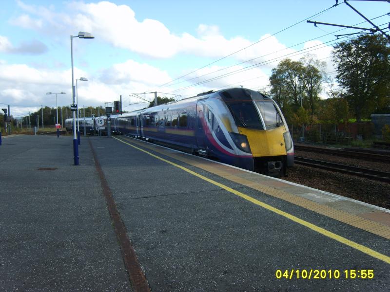 5Z80 041010: 180109 moves slowly through Carstairs on its way to Kilmarnock. Photo of 5Z80 041010