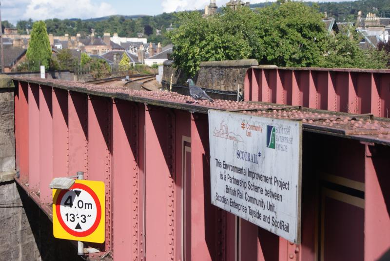 Old Sign: Funny how no-one has suggested to take this down.From Perth Station platform Photo of Old Sign