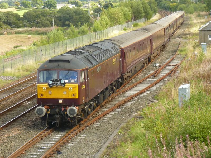 The Royal Scotsman.: West Coasts Loco. No.47786, Photo of The Royal Scotsman.