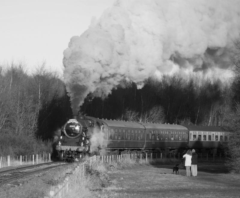 Nearly Time For Santa's Specials Again: The now withdrawn 4MT 80105 heads this children's special in early December 2008. Photo of Nearly Time For Santa's Specials Again