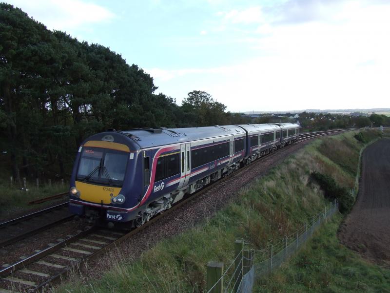 170425 climbs from Leuchars: Photo of 170425 climbs from Leuchars