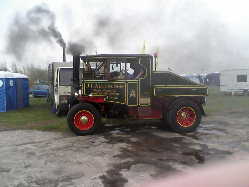 Steam Lorry: Road Steam Traction - 2008 Steam Rally Balado. The smell was wunderbar!! Photo of Steam Lorry