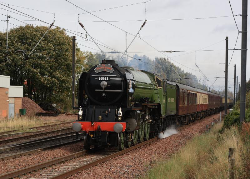 60163 approaching Prestonpans: 60163 Photo of 60163 approaching Prestonpans