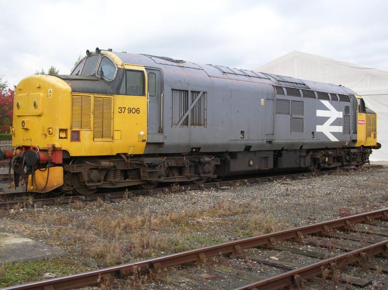 class 37 event at the nrm: slug 37906 taking part in the class 37 event at the nrm on sunday 17th october 2010 Photo of class 37 event at the nrm